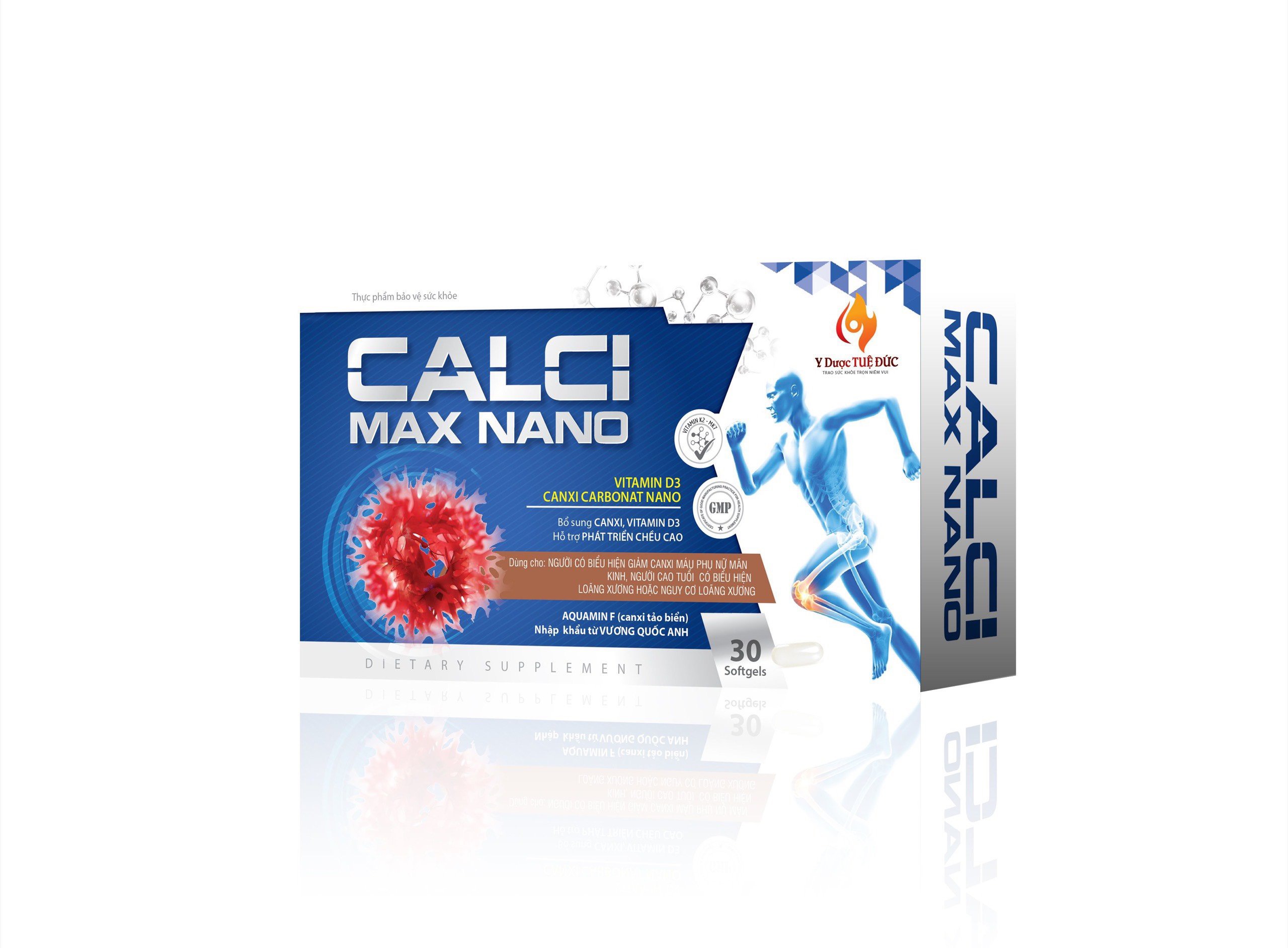 CALCI MAX NANO - Bổ Sung Canxi, Vitamin D3, Giúp Phát Triển Chiều Cao